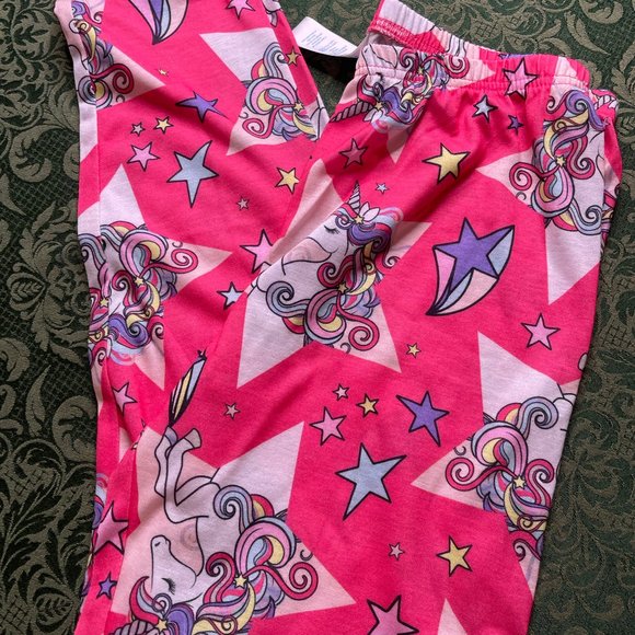 NWT 10 12 14 unicorn rainbow pajamas childrens place birthday easter christmas - Picture 5 of 6